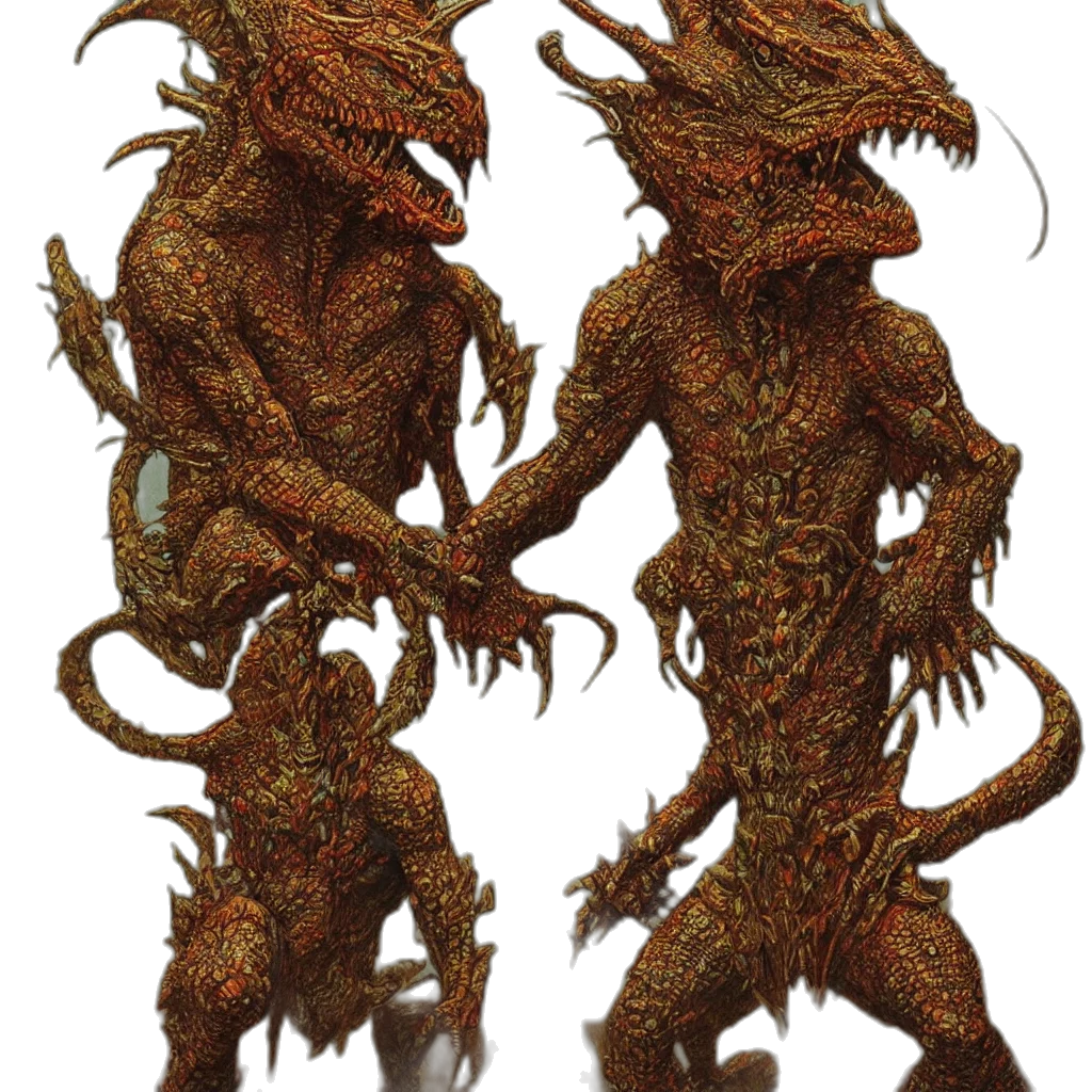 dragon, creature, concept art, 3d render transparent PNG cut-out