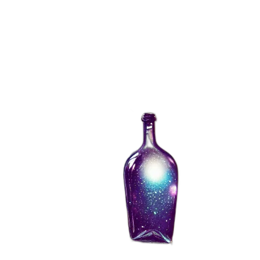 bottle, dress, crown, weapon, vaporwave, 3d render, pixel art, concept art transparent PNG cut-out