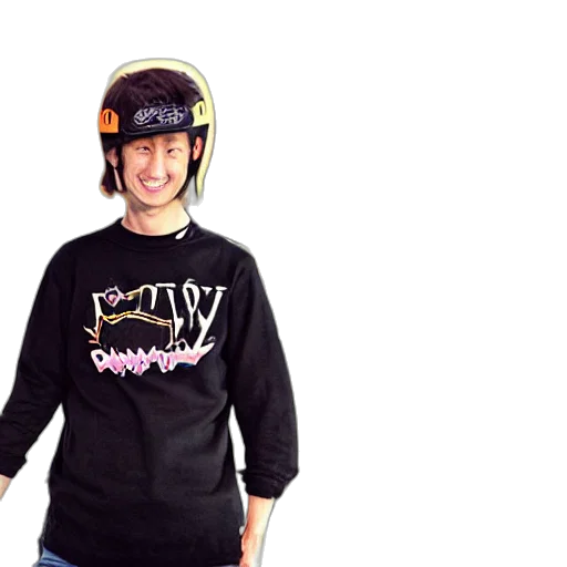 hat, jacket, staff, kawaii, tony, hawk transparent PNG cut-out