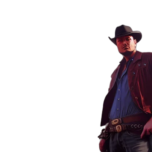 hat, jacket, staff, concept art transparent PNG cut-out