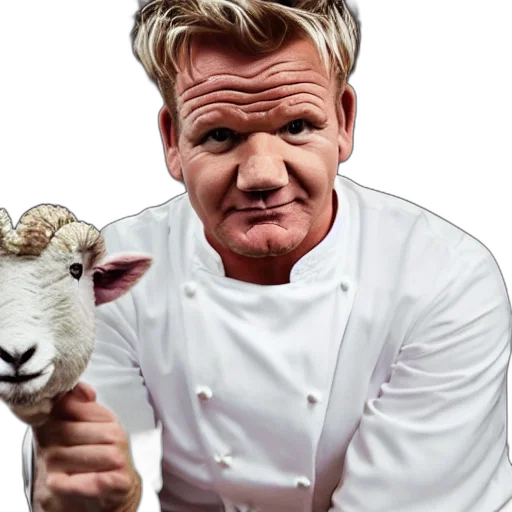 animal, food, gordon, ramsay, ram, sheep transparent PNG cut-out