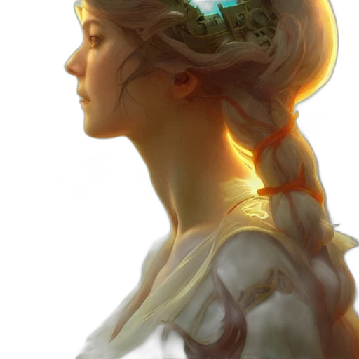 crown, face, robot, dress transparent PNG cut-out