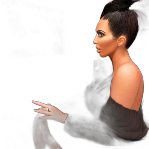 hair, creature, dress, dragon transparent PNG cut-out