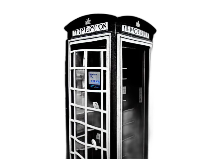 3d render, concept art, toilet, phone, booth, stratford, photography, national transparent PNG cut-out