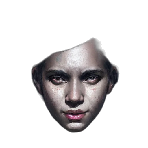 mask, face, crown, jewelry transparent PNG cut-out