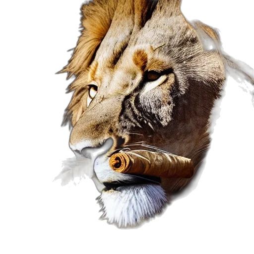animal, crown, mask, face, photorealistic, 3d render, concept art, watercolor transparent PNG cut-out