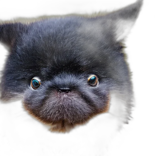 animal, face, creature, hair, photorealistic, 3d render, portrait, photo transparent PNG cut-out