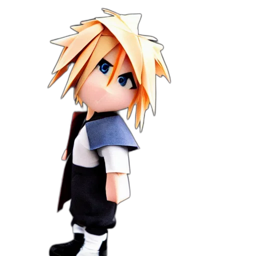 staff, 3d render, cartoon, anime transparent PNG cut-out