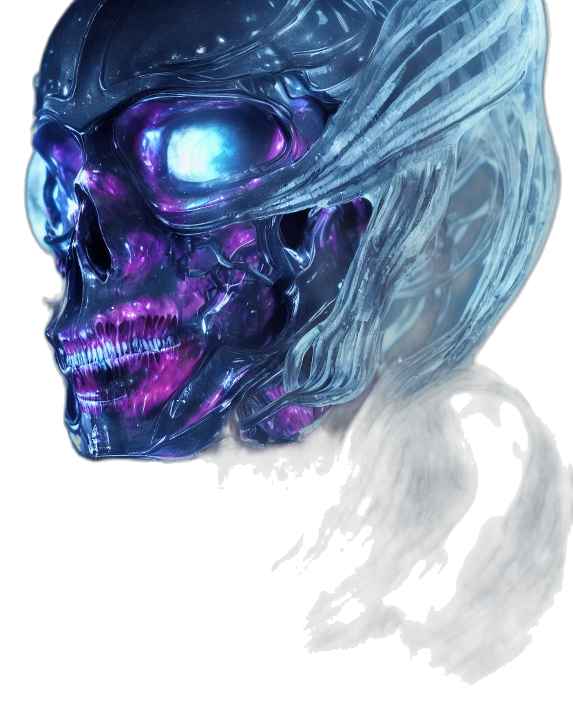 mask, face, robot, creature transparent PNG cut-out