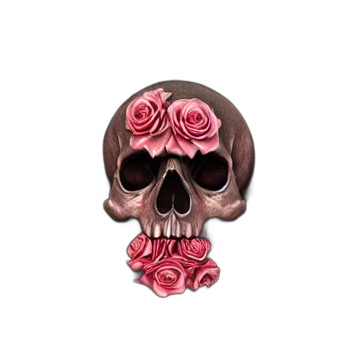 jewelry, flower, crown, face, 3d render, pixel art, photorealistic, concept art transparent PNG cut-out