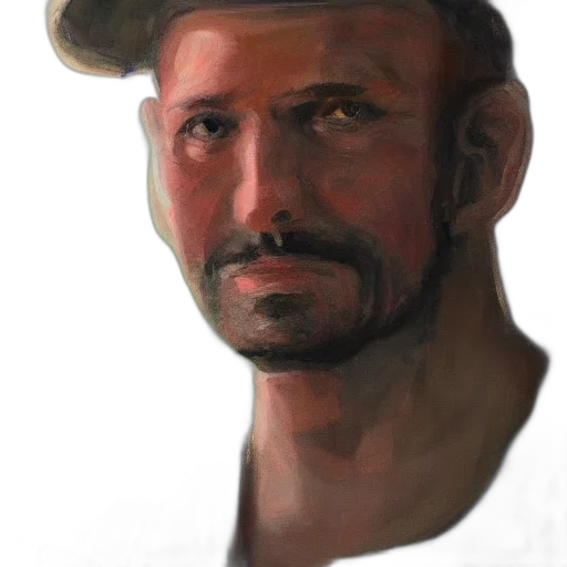 face, hat, staff, animal, oil painting, photorealistic, watercolor, concept art transparent PNG cut-out
