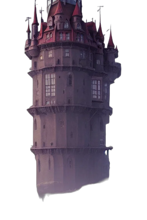 building, crown, dress, robot transparent PNG cut-out