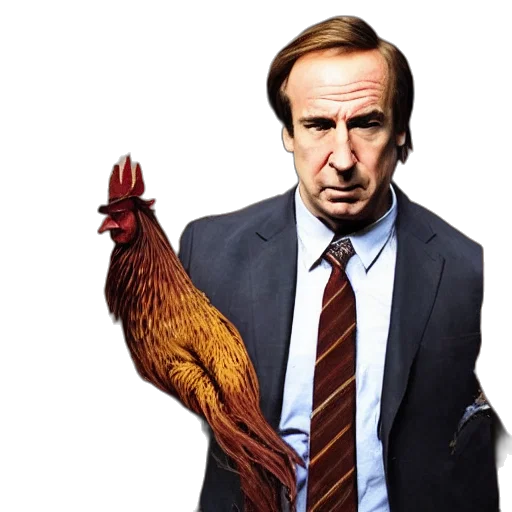 animal, photorealistic, saul, goodman, rooster, medieval, torture, chamber transparent PNG cut-out