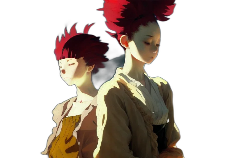 jacket, crown, mask, concept art transparent PNG cut-out