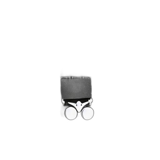 robot, furniture, hat, jewelry, 3d render, monochrome, vintage, phto transparent PNG cut-out