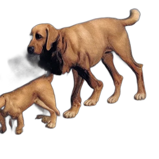 animal, staff, creature, concept art, photorealistic, 3d render, watercolor, cane transparent PNG cut-out