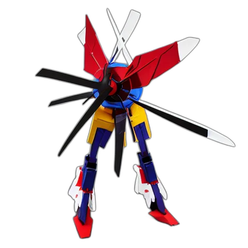 robot, weapon, staff, sword, 3d render, concept art, pixel art, anime transparent PNG cut-out