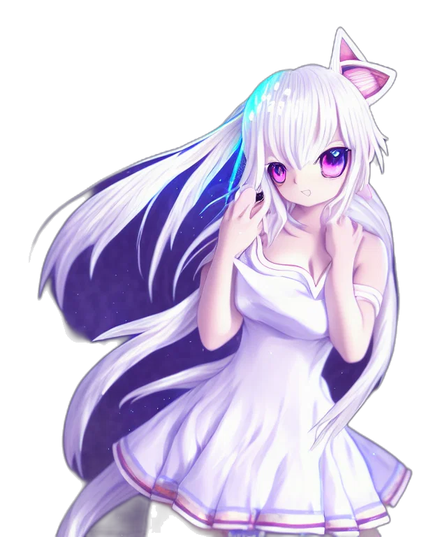 dress, staff, creature, animal transparent PNG cut-out
