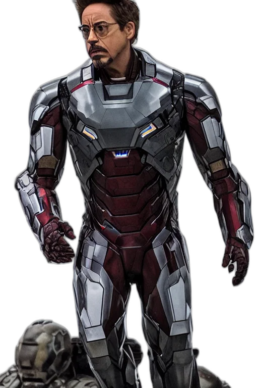 robot, concept art, comic book art, 3d render transparent PNG cut-out