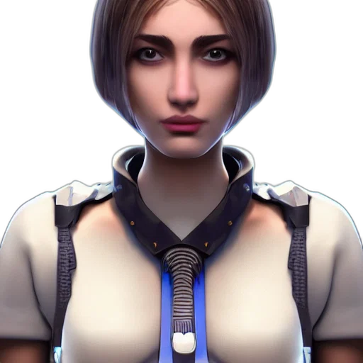 face, staff, robot, jacket transparent PNG cut-out