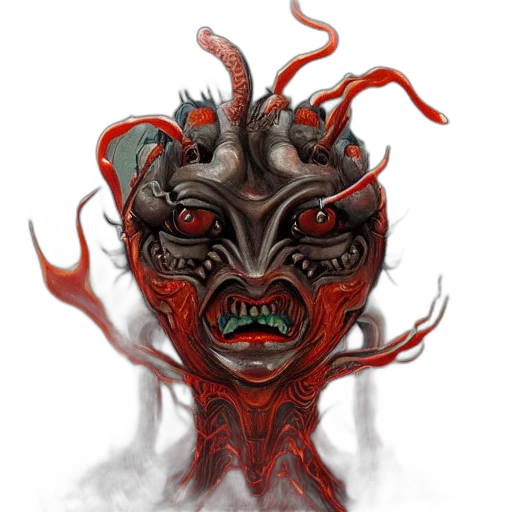 mask, face, creature, crown transparent PNG cut-out