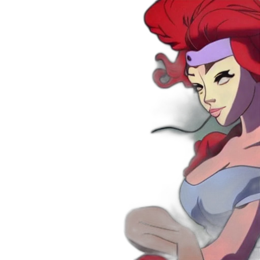 concept art, comic book art, anime, fantasy art, red, scarlett, johansson, genie transparent PNG cut-out