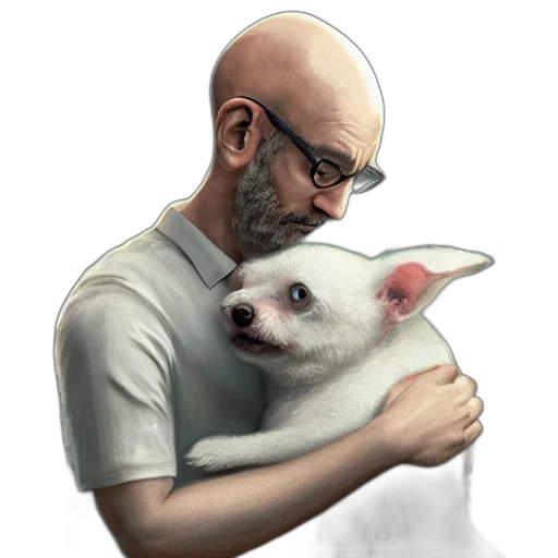 animal, staff, creature, face, concept art, photorealistic, pixel art, fantasy art transparent PNG cut-out