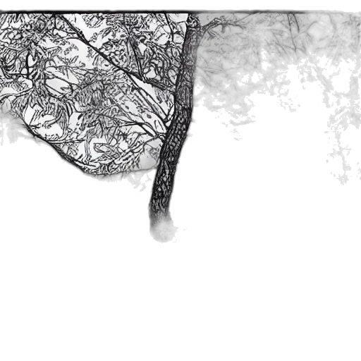tree, crown, sword, hair, photorealistic, pencil sketch, concept art, comic book art transparent PNG cut-out