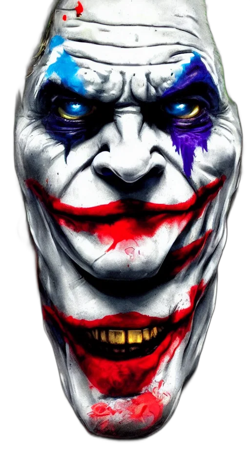 face, mask, comic book art, photorealistic transparent PNG cut-out