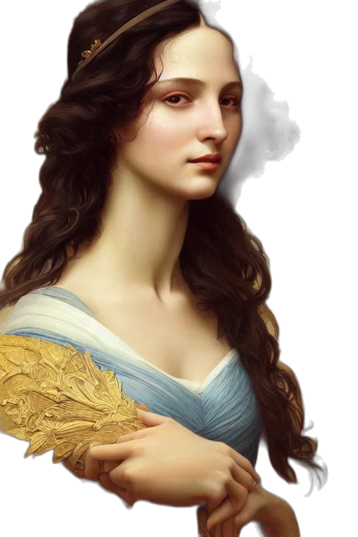 jewelry, dress, face, dragon transparent PNG cut-out