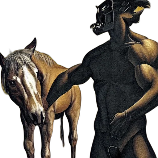 mask, animal, concept art, photorealistic transparent PNG cut-out
