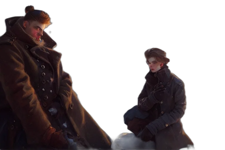 jacket, concept art, photorealistic, 3d render, snow, fire, outer space, forest transparent PNG cut-out