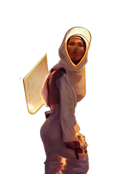 staff, dress, jacket, face transparent PNG cut-out