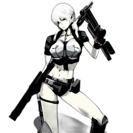 weapon, robot, concept art, comic book art transparent PNG cut-out