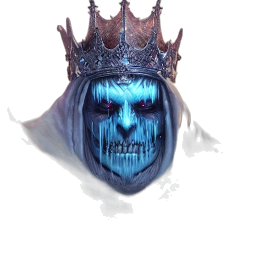 crown, mask, face, staff transparent PNG cut-out