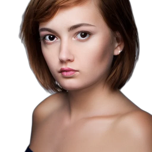 face, hair, jewelry, staff, photorealistic, oil painting, cartoon, 3d render transparent PNG cut-out