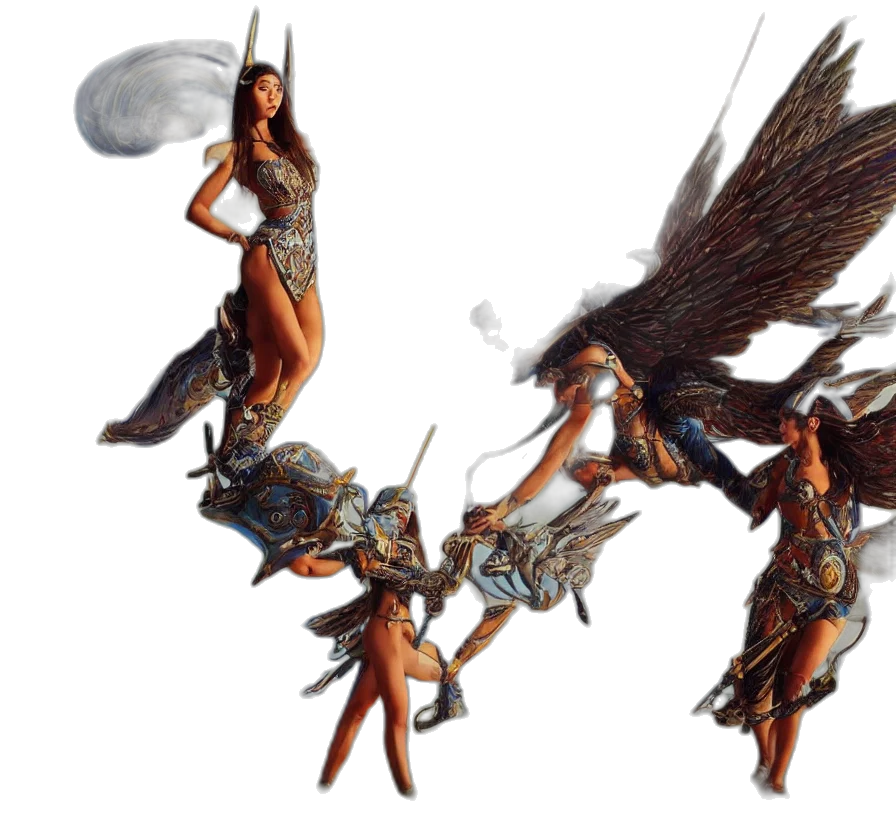 dragon, creature, animal, staff transparent PNG cut-out