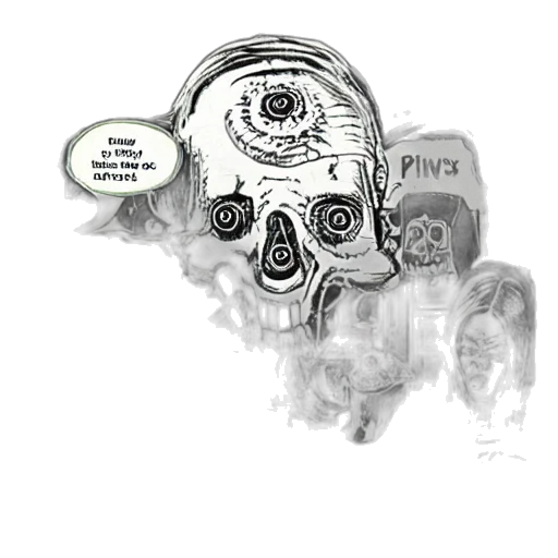 mask, face, robot, creature, comic book art, concept art, pencil sketch, cartoon transparent PNG cut-out