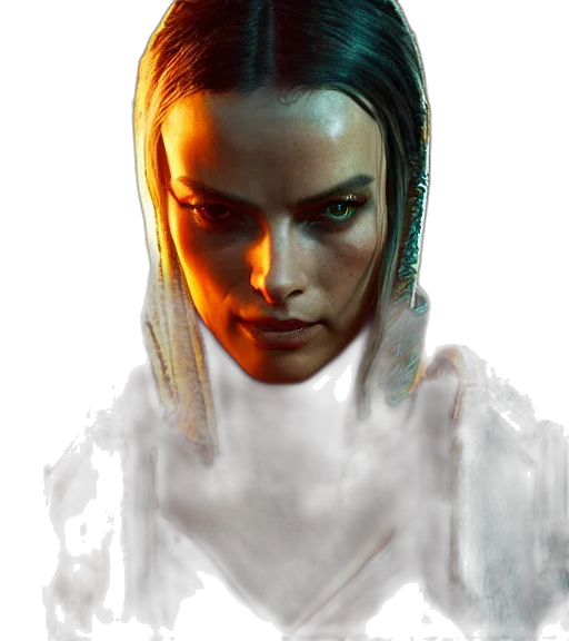 face, mask, concept art, cyberpunk, fantasy art, photorealistic, charismatic, rugged transparent PNG cut-out