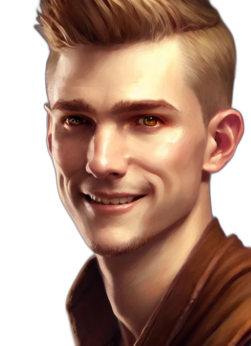 face, staff, jacket, photorealistic, concept art, fantasy art, comic book art, fantasy transparent PNG cut-out
