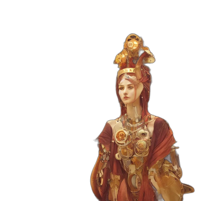 crown, staff, jewelry, dress transparent PNG cut-out
