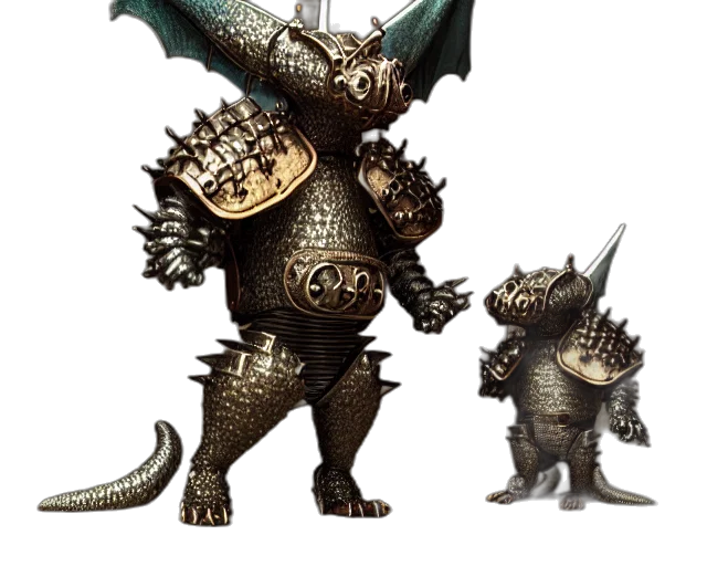 dragon, creature, concept art, 3d render transparent PNG cut-out