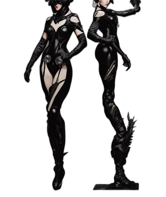 concept art, comic book art, fantasy art, cyberpunk transparent PNG cut-out
