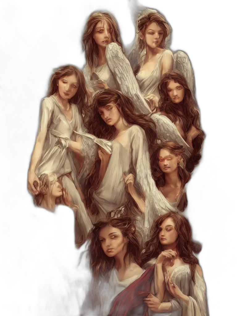 dress, hair, crown, jewelry transparent PNG cut-out