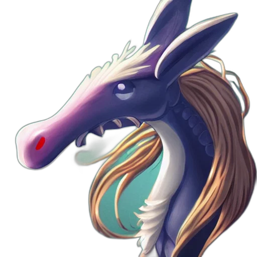 dragon, staff, animal, creature, fantasy art, concept art, pixel art, anime transparent PNG cut-out
