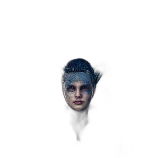 face, mask, creature, hair transparent PNG cut-out