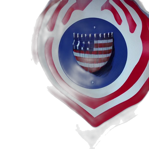 mask, 3d render, portrait, usa, logo, uhd, unreal, engine transparent PNG cut-out