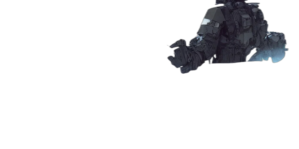 robot, weapon, staff, mask transparent PNG cut-out