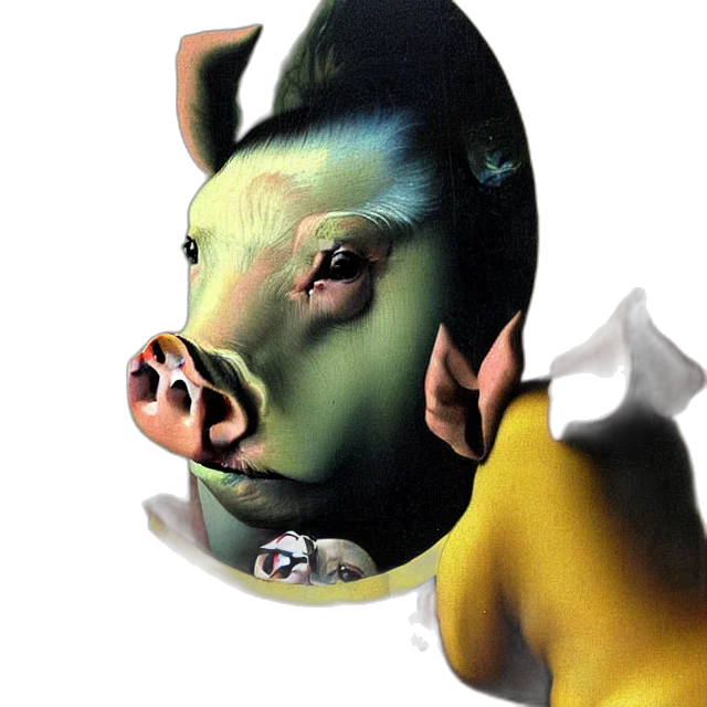 mask, face, animal, creature transparent PNG cut-out