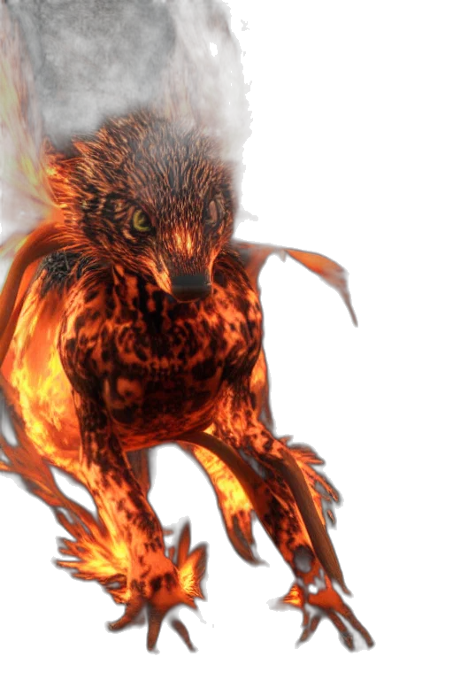 dragon, creature, animal, 3d render transparent PNG cut-out